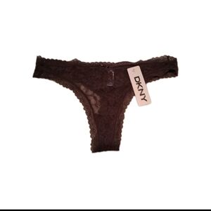 DKNY Sexy Dark Grey Lace Thong